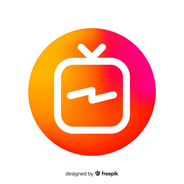 Composición moderna de instagram con estilo de degradado
