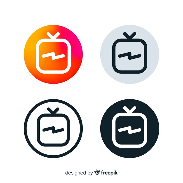 Composición moderna de instagram con estilo de degradado
