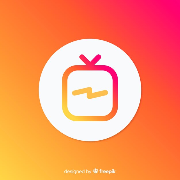 Composición moderna de instagram con estilo de degradado