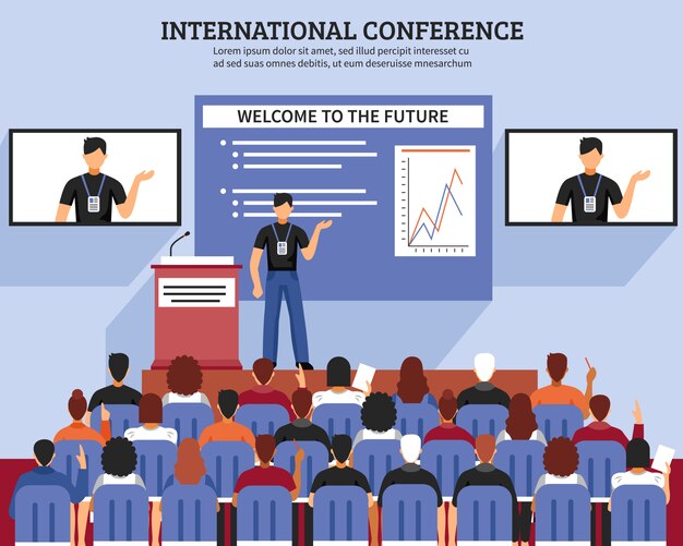 Composición de la sala de conferencias