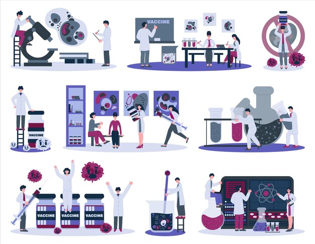 Composiciones de laboratorio científico de vacunas