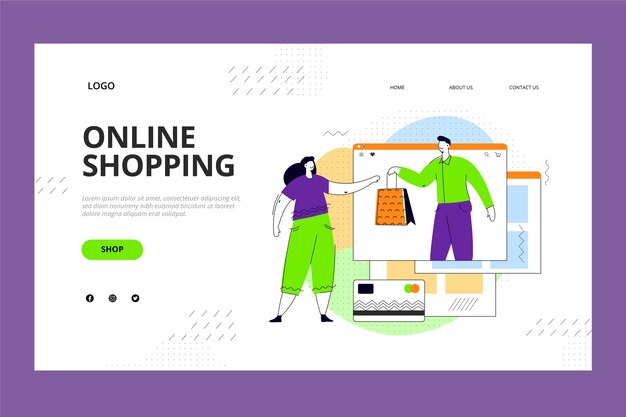 Compra de productos en la página de inicio