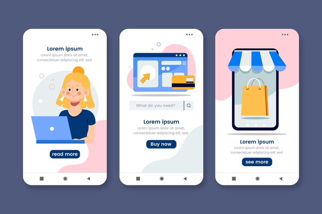 Comprar plantilla de aplicación de concepto en línea