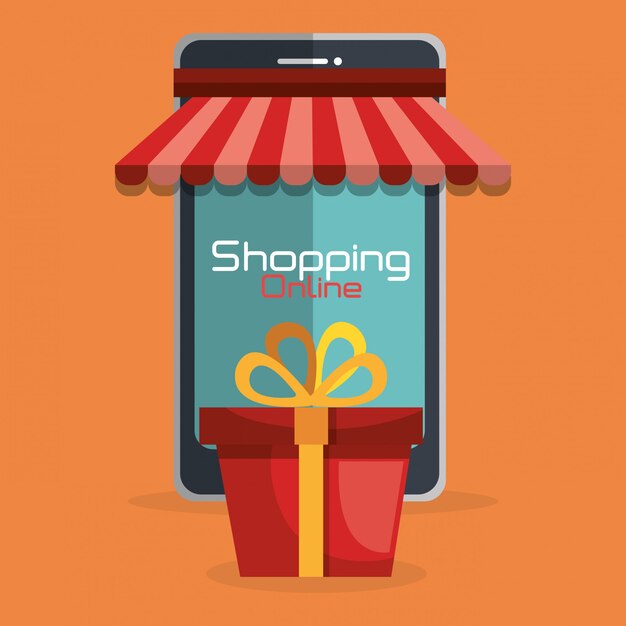 compras en línea con teléfono