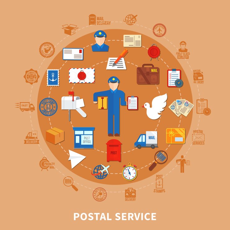 Vector gratuito comunicación circular diseño redondo