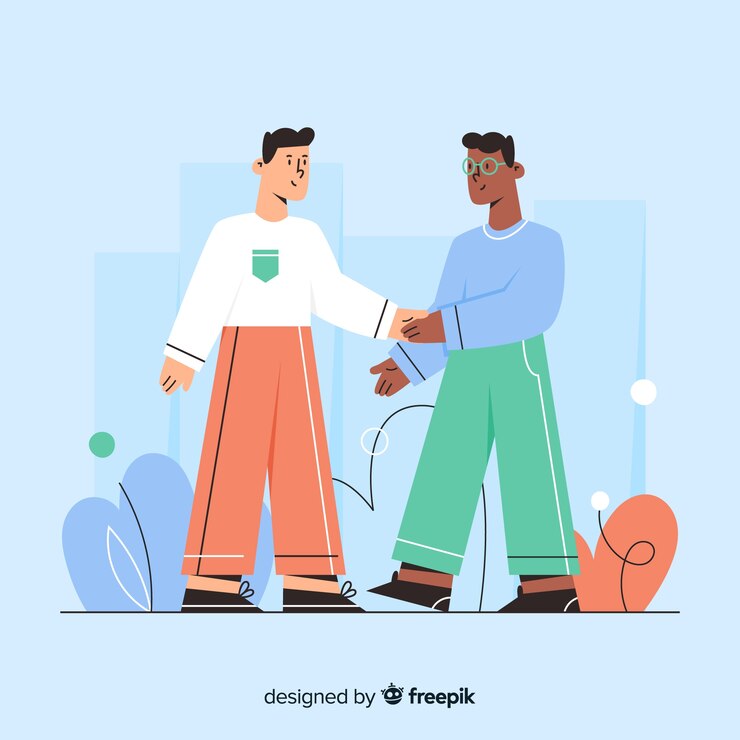 Vector gratuito concepto de acuerdo de negocios dibujado a mano