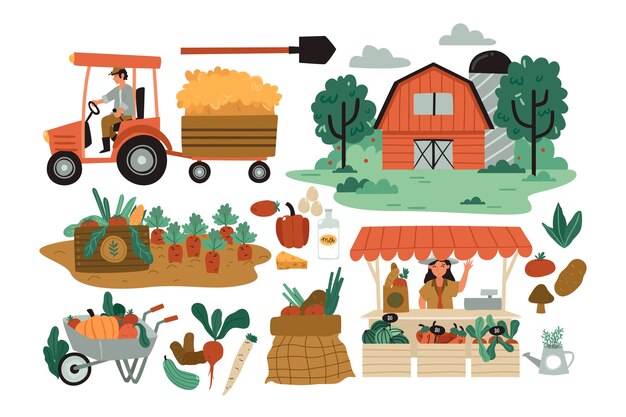 Concepto de agricultura ecológica