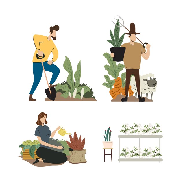 Concepto de agricultura ecológica