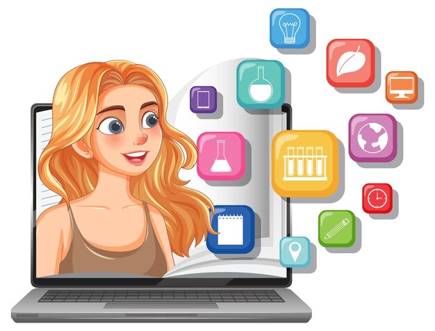 Concepto de aprendizaje y educación en línea