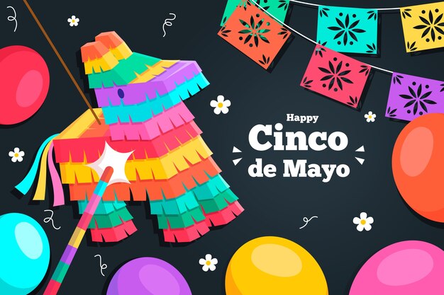 Concepto artístico de cinco de mayo