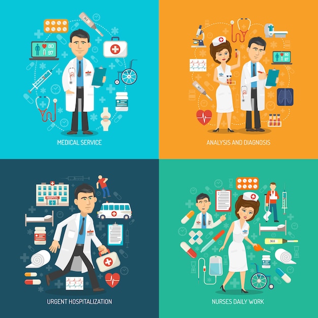 Concepto de asistencia médica