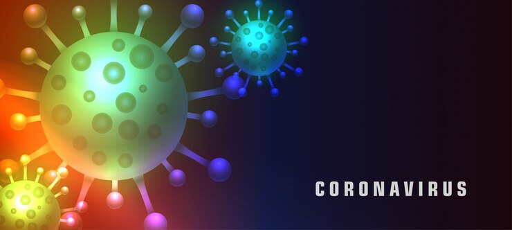 Vector gratuito concepto de banner de enfermedad de salud pública de coronavirus covid-19