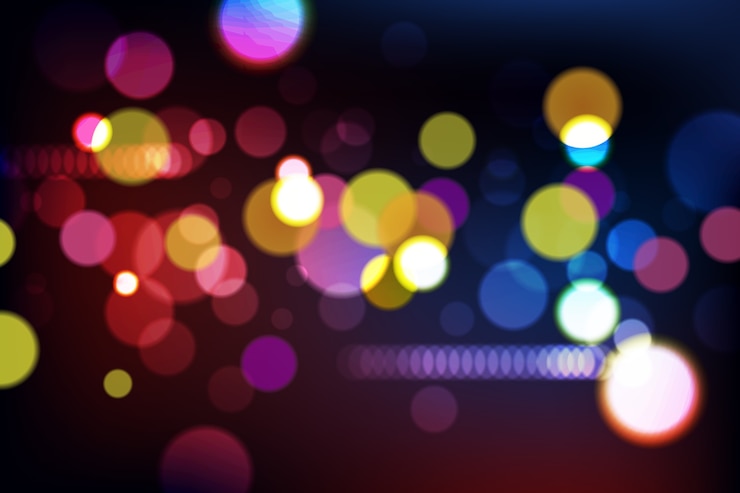 Vector gratuito concepto de bokeh para fondo de pantalla
