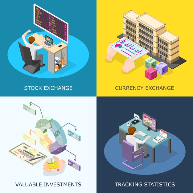 Concepto de bolsa de valores