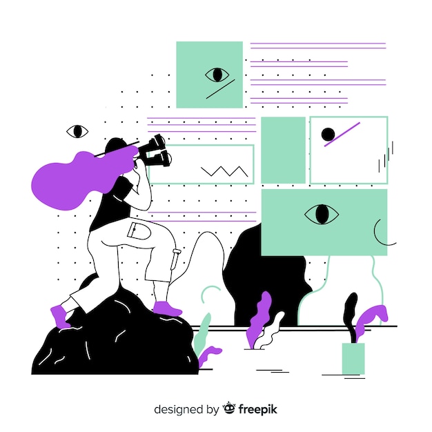 Concepto de busqueda para landing page