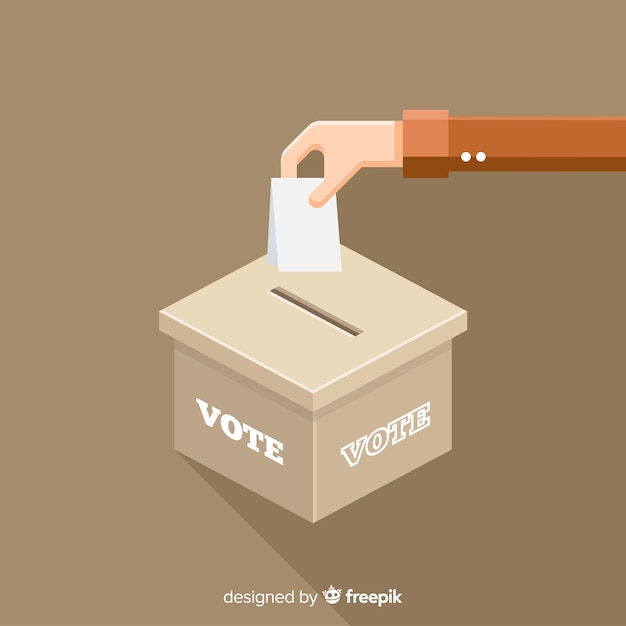 Vector gratuito concepto de caja de elección