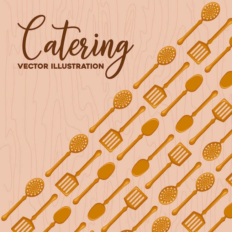 Vector gratuito concepto de catering