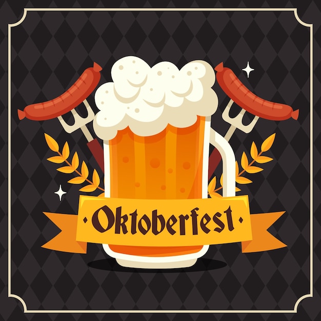 Concepto de celebración del oktoberfest