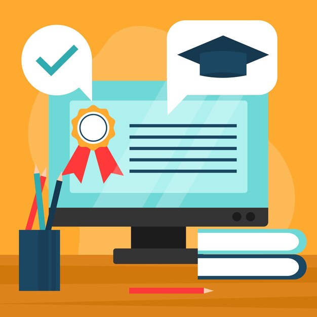 Concepto de certificación en línea