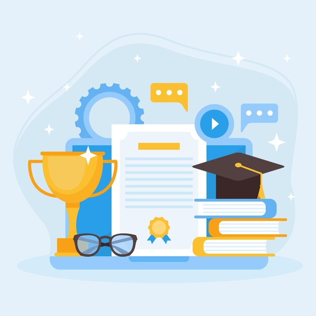 Concepto de certificación en línea