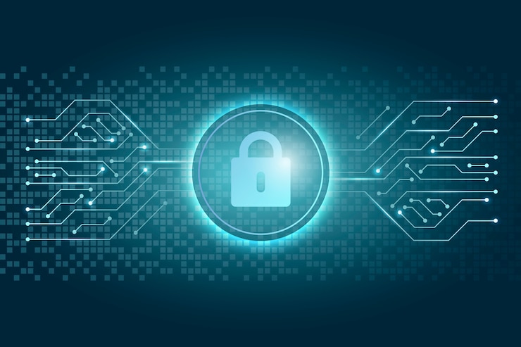 Vector gratuito concepto de ciberseguridad