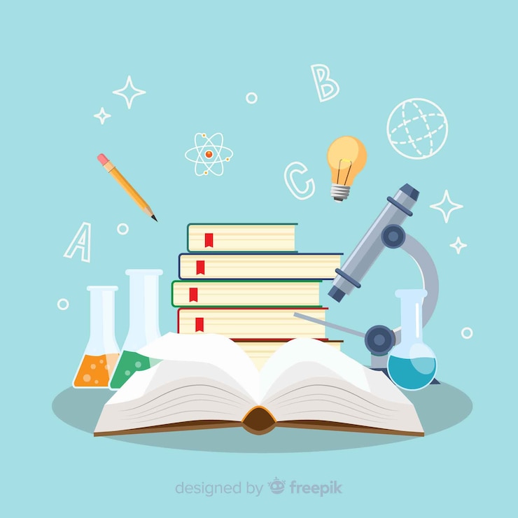 Vector gratuito concepto colorido de educación con diseño plano