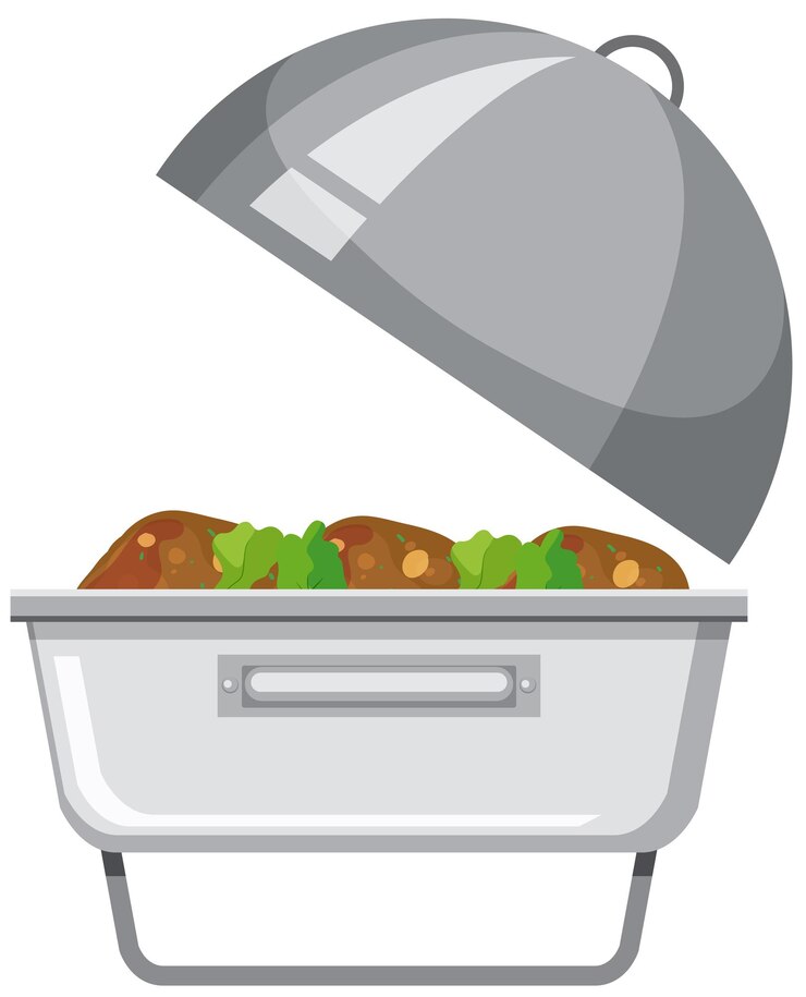 Vector gratuito concepto de comida de catering buffet