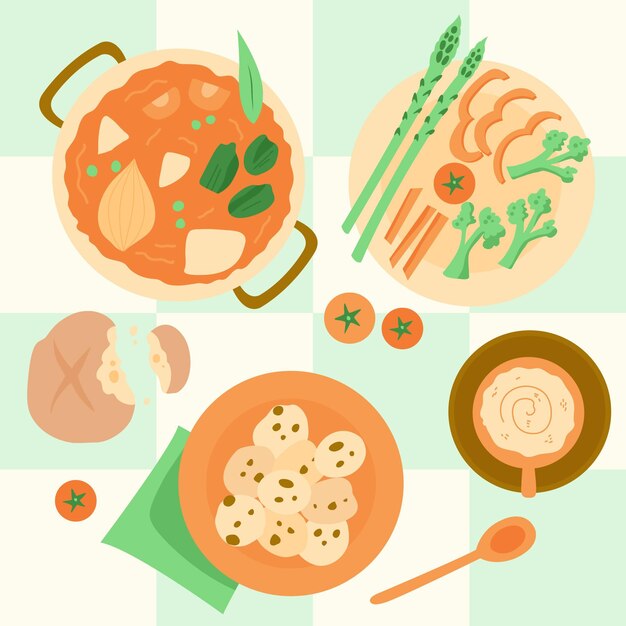 Concepto de comida reconfortante