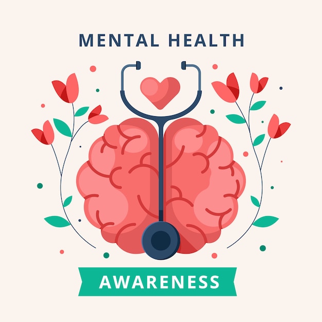 Concepto de concienciación sobre la salud mental
