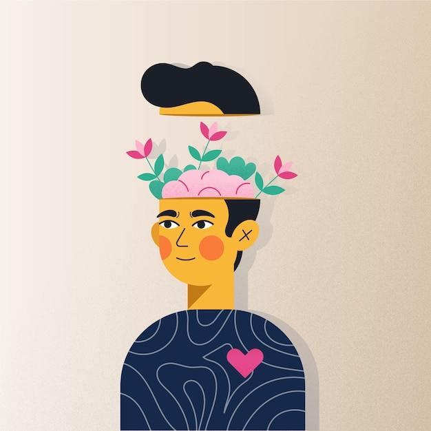 Concepto de concienciación sobre la salud mental