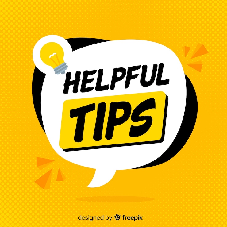 Vector gratuito concepto de consejos útiles en estilo flat