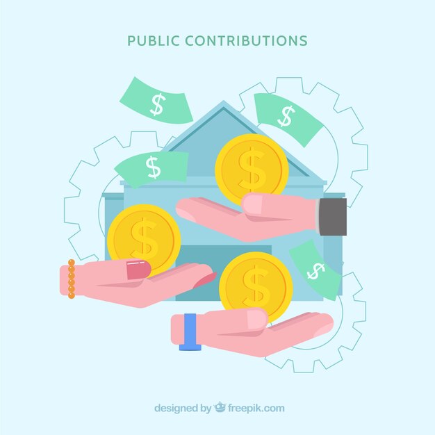 Concepto de contribución pública