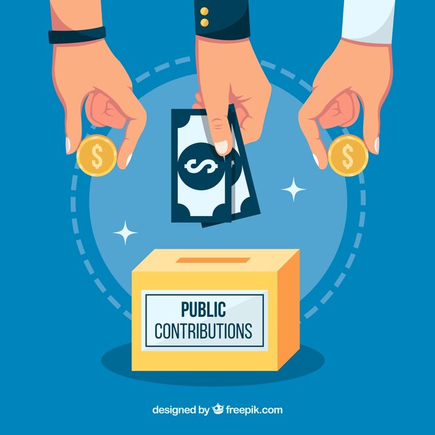 Concepto de contribución pública