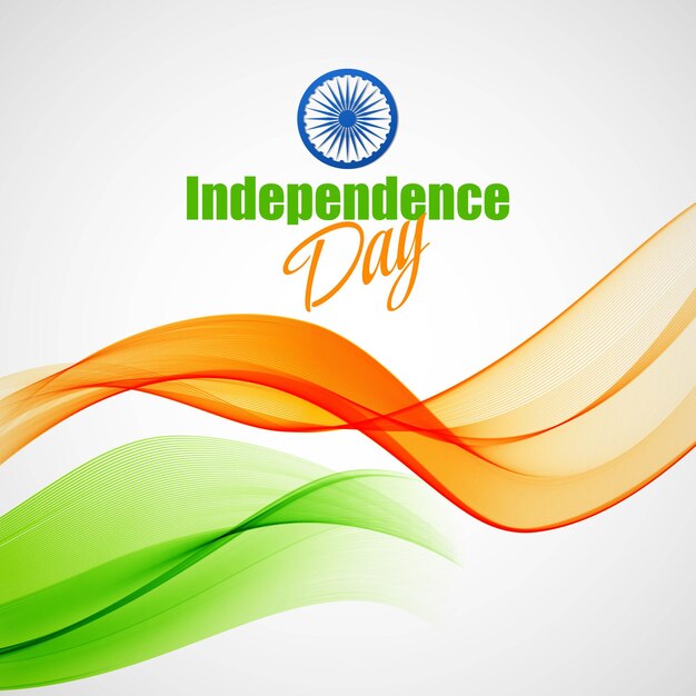 Concepto creativo del Día de la Independencia de la India. Ilustración vectorial eps 10