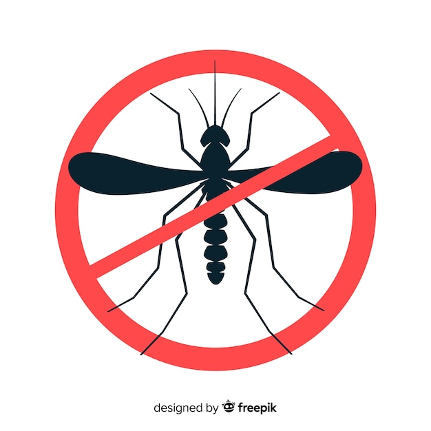 Concepto creativo de mosquito control