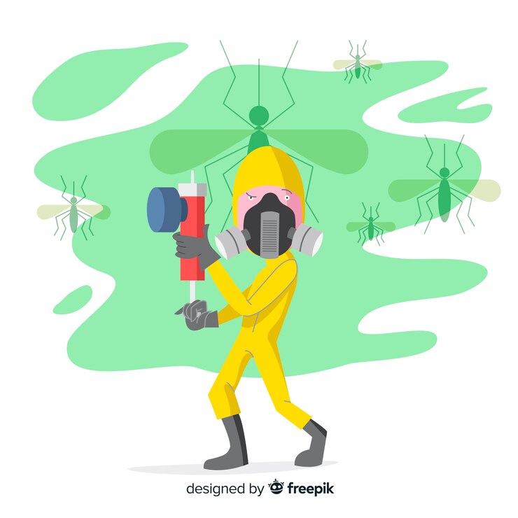 Vector gratuito concepto creativo de mosquito control