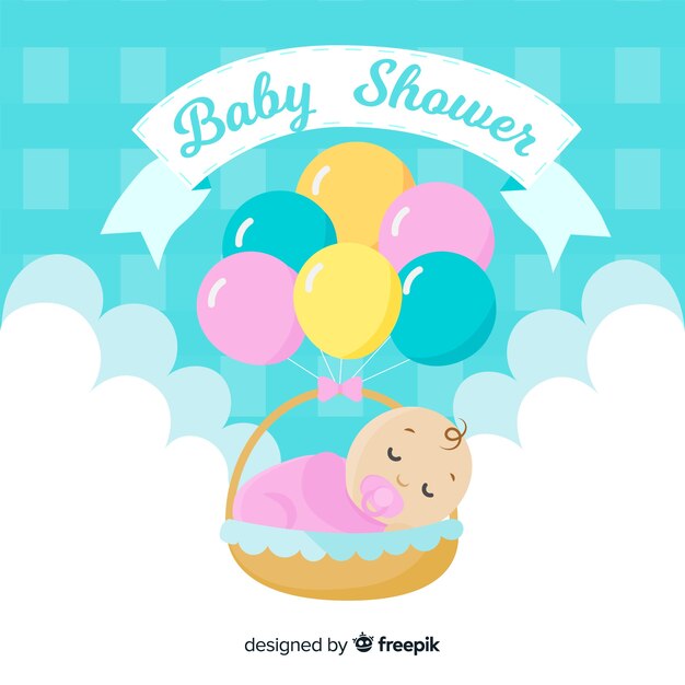 Concepto decorativo de baby shower