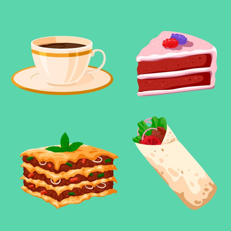 Vector gratuito concepto delicioso de comida reconfortante