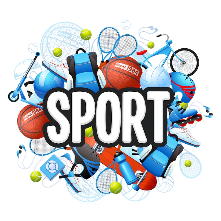 Vector gratuito concepto de deportes de verano