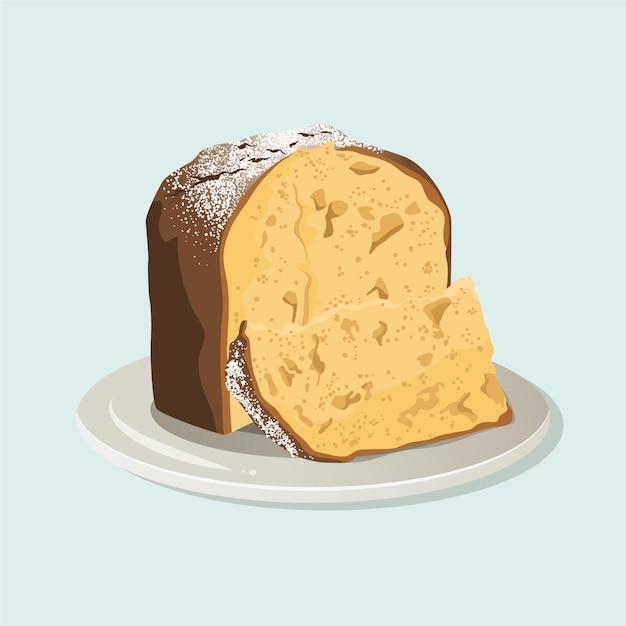 Concepto detallado de panettone