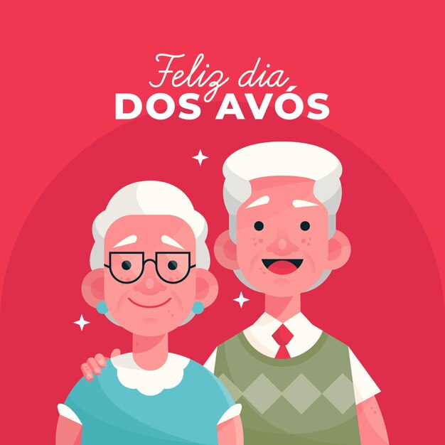 Concepto de dia dos avos en diseño plano