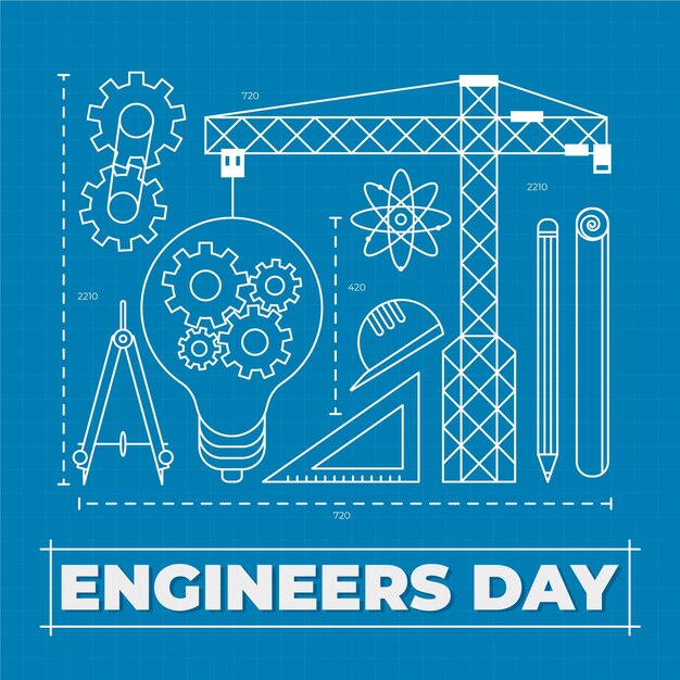 Concepto del día de ingenieros