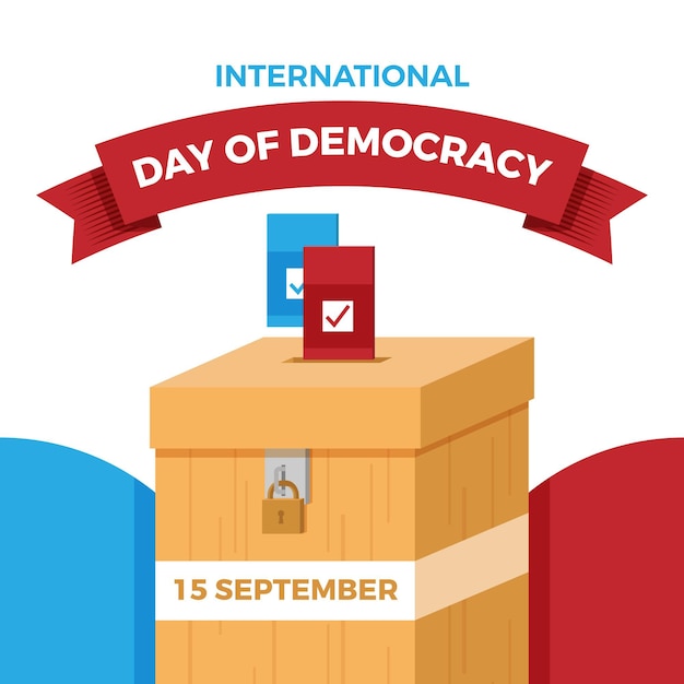 Concepto del día internacional de la democracia