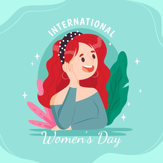 Concepto del día internacional de la mujer