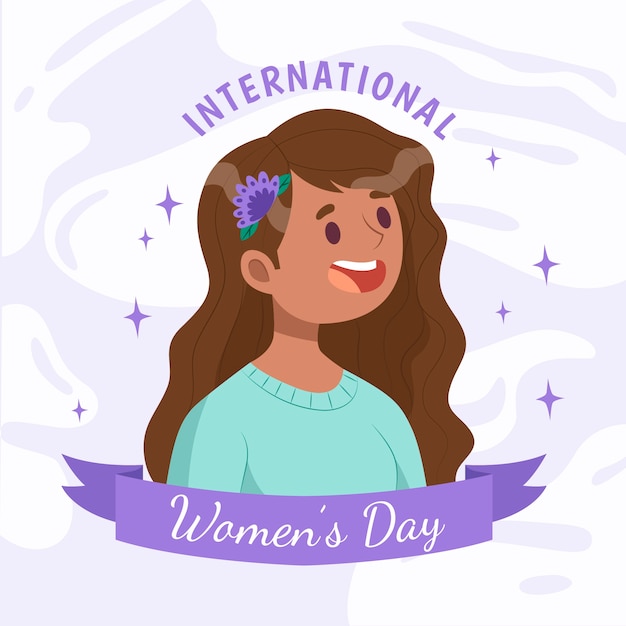 Vector gratuito concepto del día internacional de la mujer