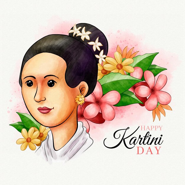 Concepto del día de Kartini