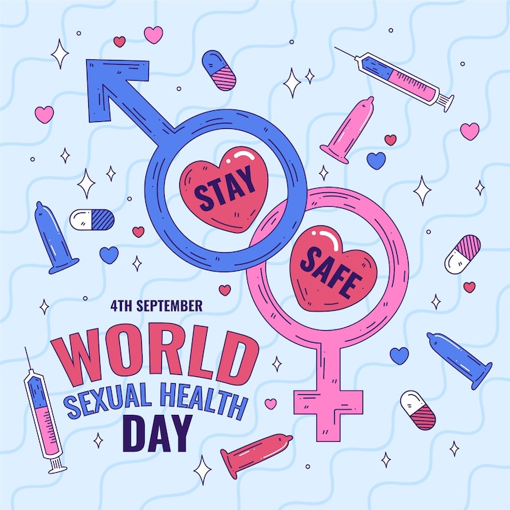 Vector gratuito concepto del día mundial de la salud sexual
