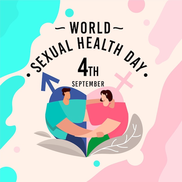 Vector gratuito concepto del día mundial de la salud sexual