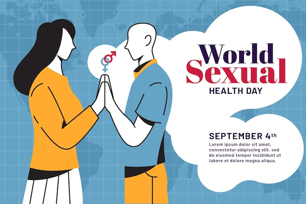 Vector gratuito concepto del día mundial de la salud sexual