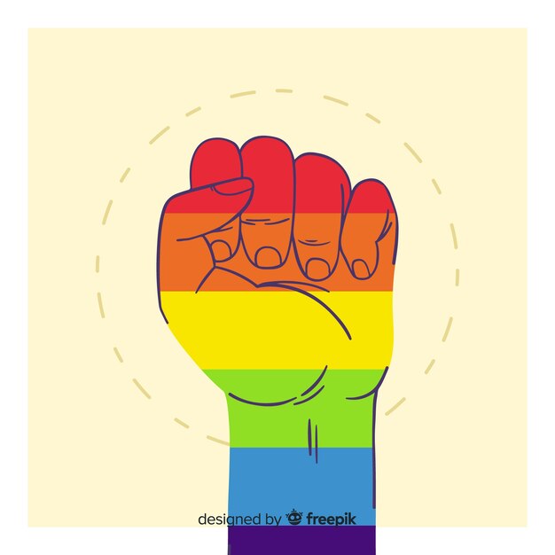 Concepto del día del orgullo lgbt